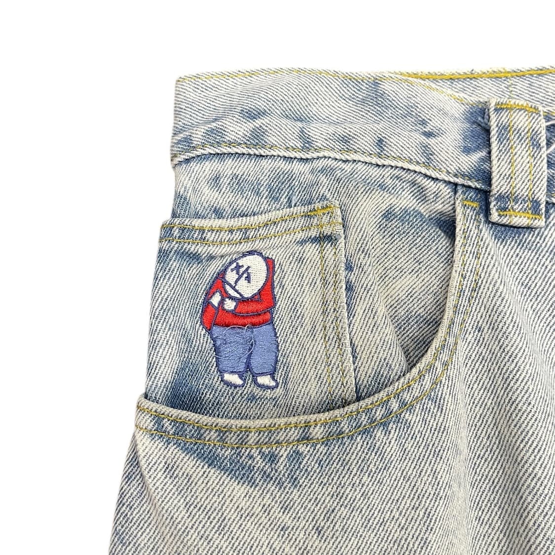 폴라스케이트 빅보이 진 연청 상품이미지5