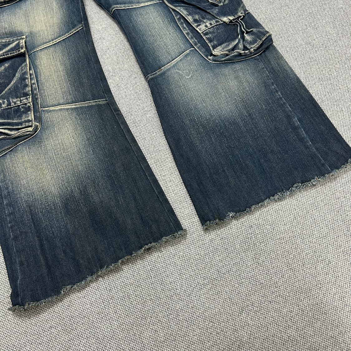 빈티지 워시드 멀티포켓 카고 데님팬츠(32) 상품이미지3