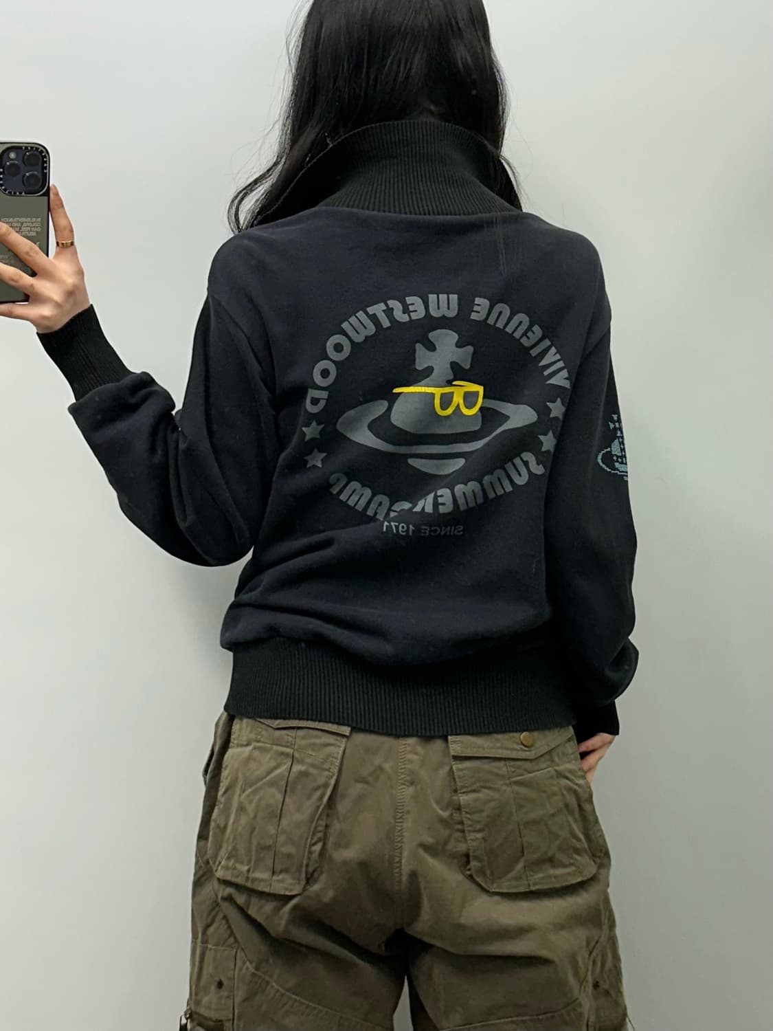 비비안웨스트우드 빅로고 코튼 집업  상품이미지2