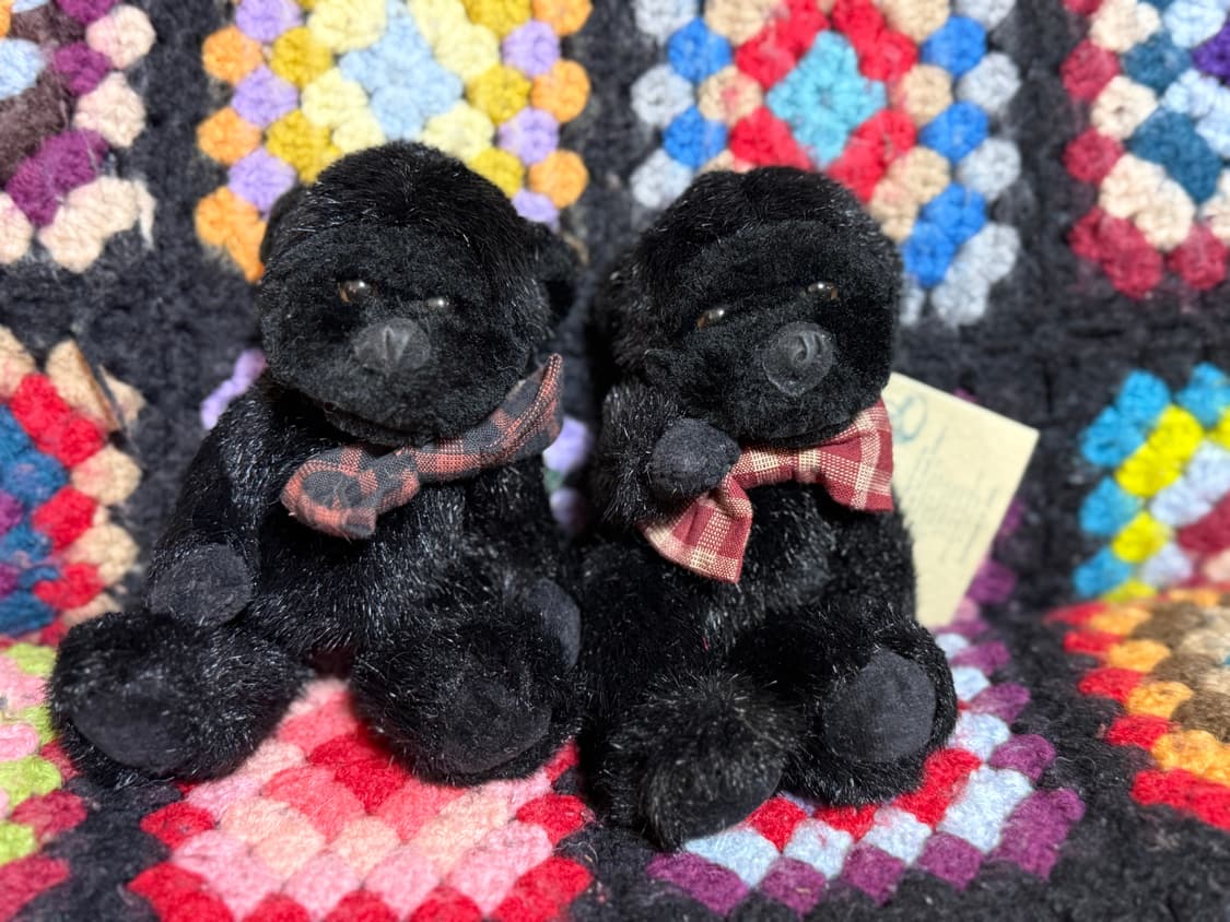 보이즈베어 블랙 고릴라 인형 2개 세트 상품이미지1