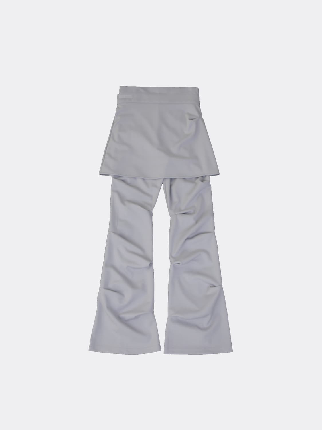 오호스OJOS 랩오버턱팬츠 Wrap Over Tuck Pants 랩스커트 상품이미지4