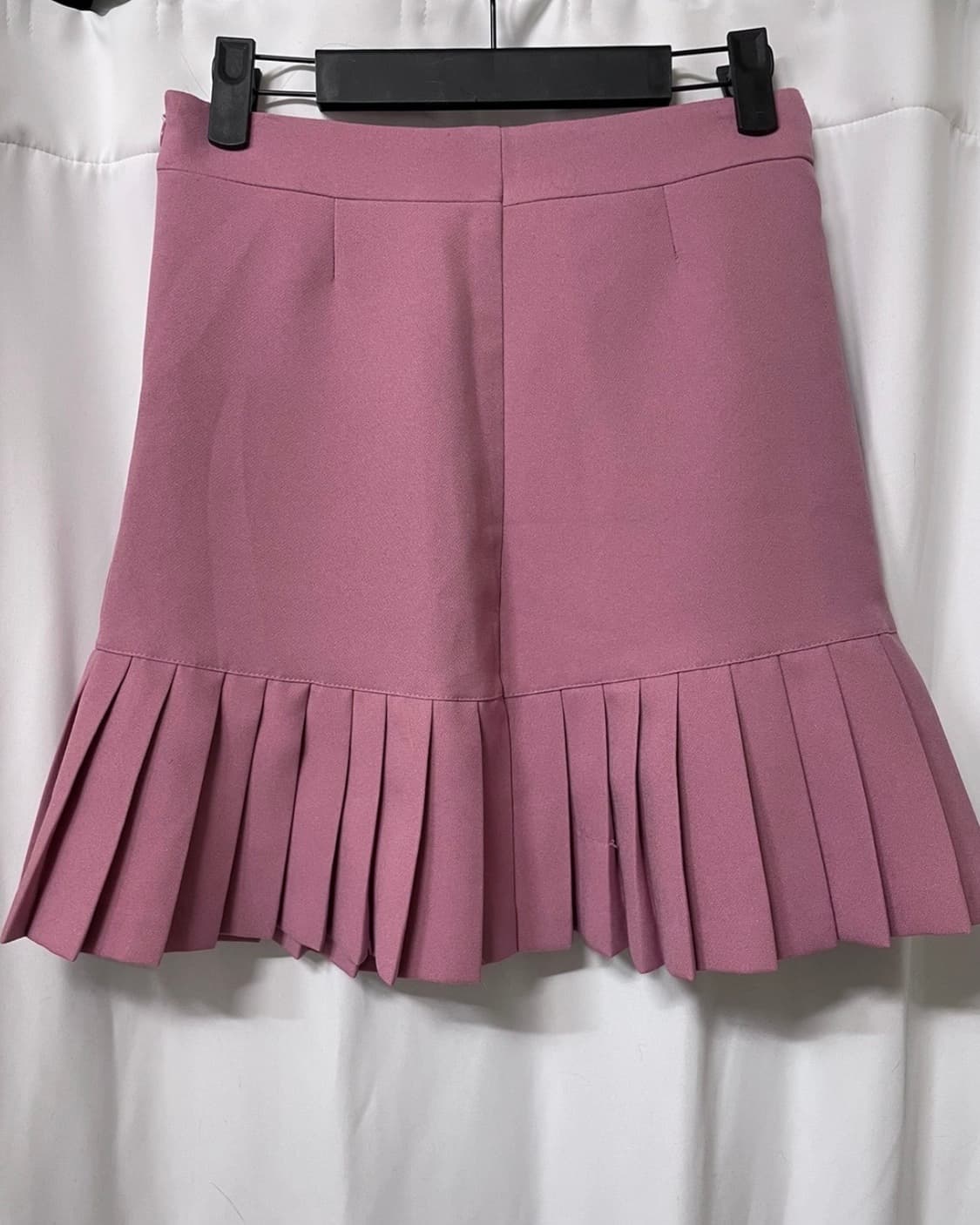 핑크 플리츠 미니 스커트 상품이미지1