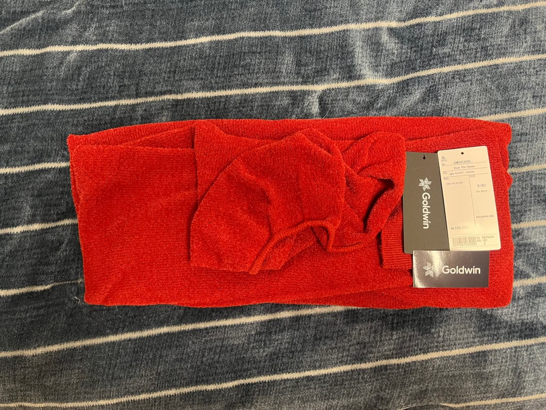 [GOLDWIN]MESH PILE HOODIE (BURNT HENNA) 상품이미지10