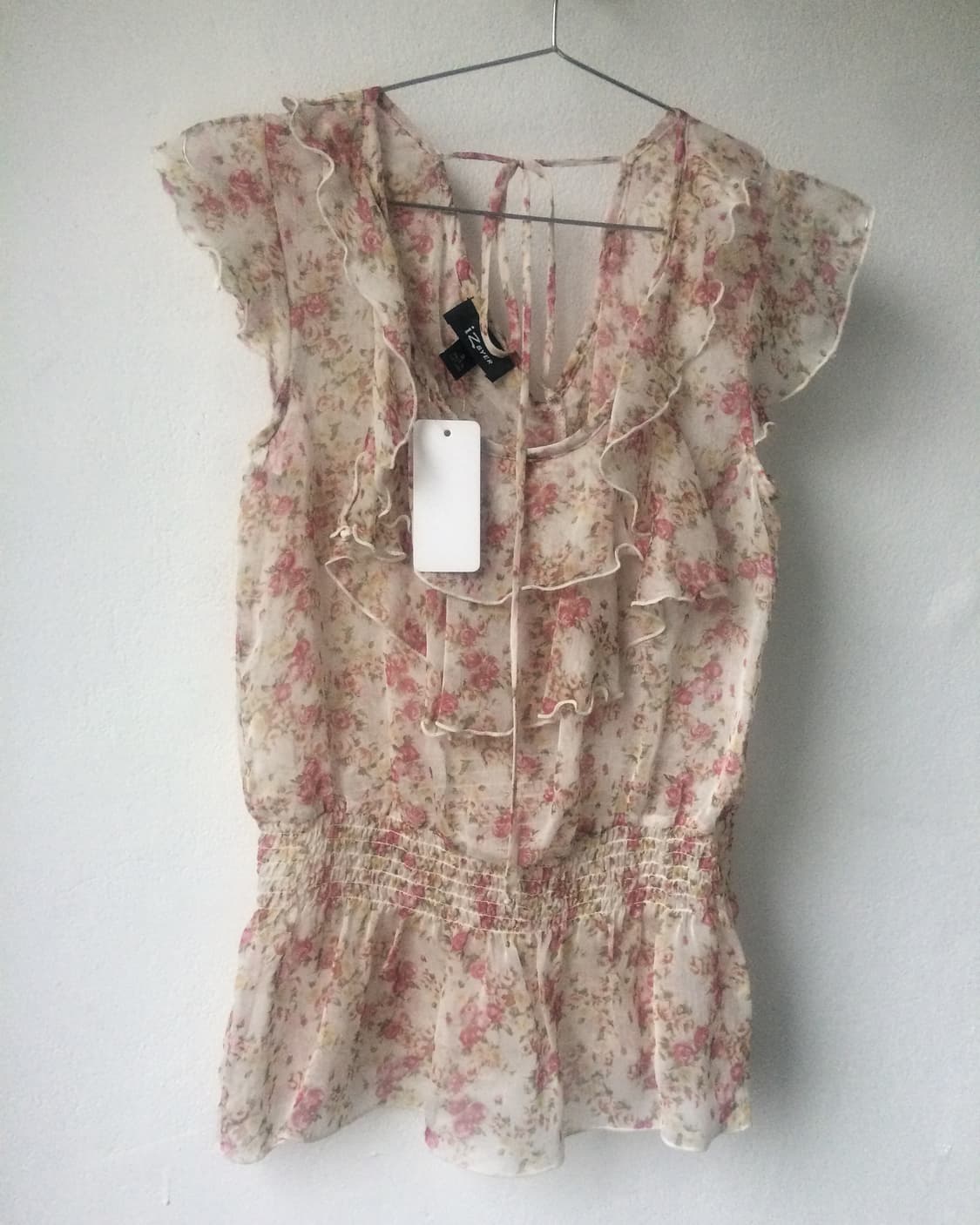 Flower pattern frill blouse 상품이미지5