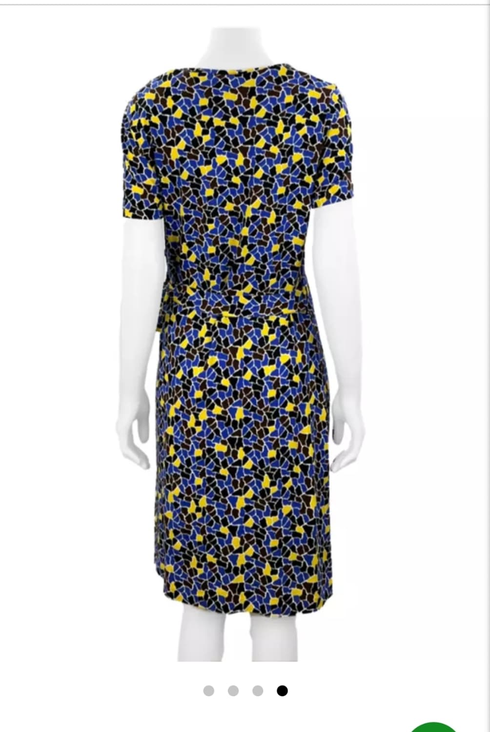DVF 셔링 면실크 원피스 상품이미지2