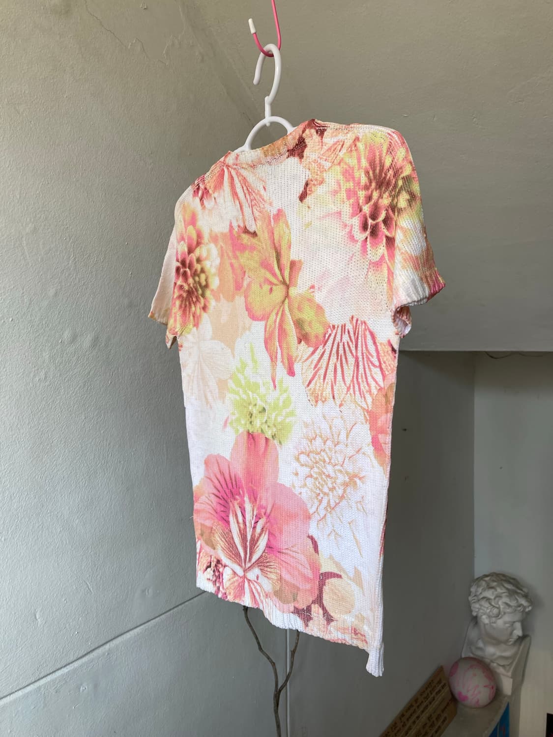 플라워프린트 니트 탑 상품이미지7