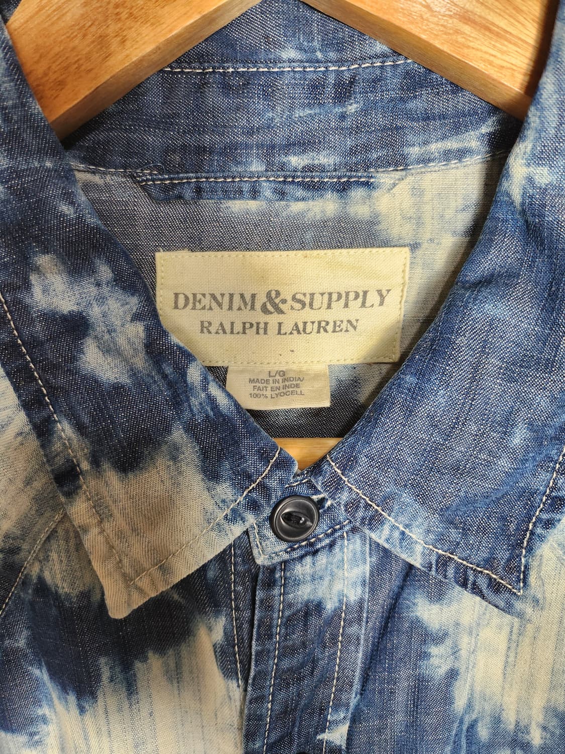 데님 앤 서플라이 랄프로렌 타이다이 워싱 웨스턴 셔츠 상품이미지2
