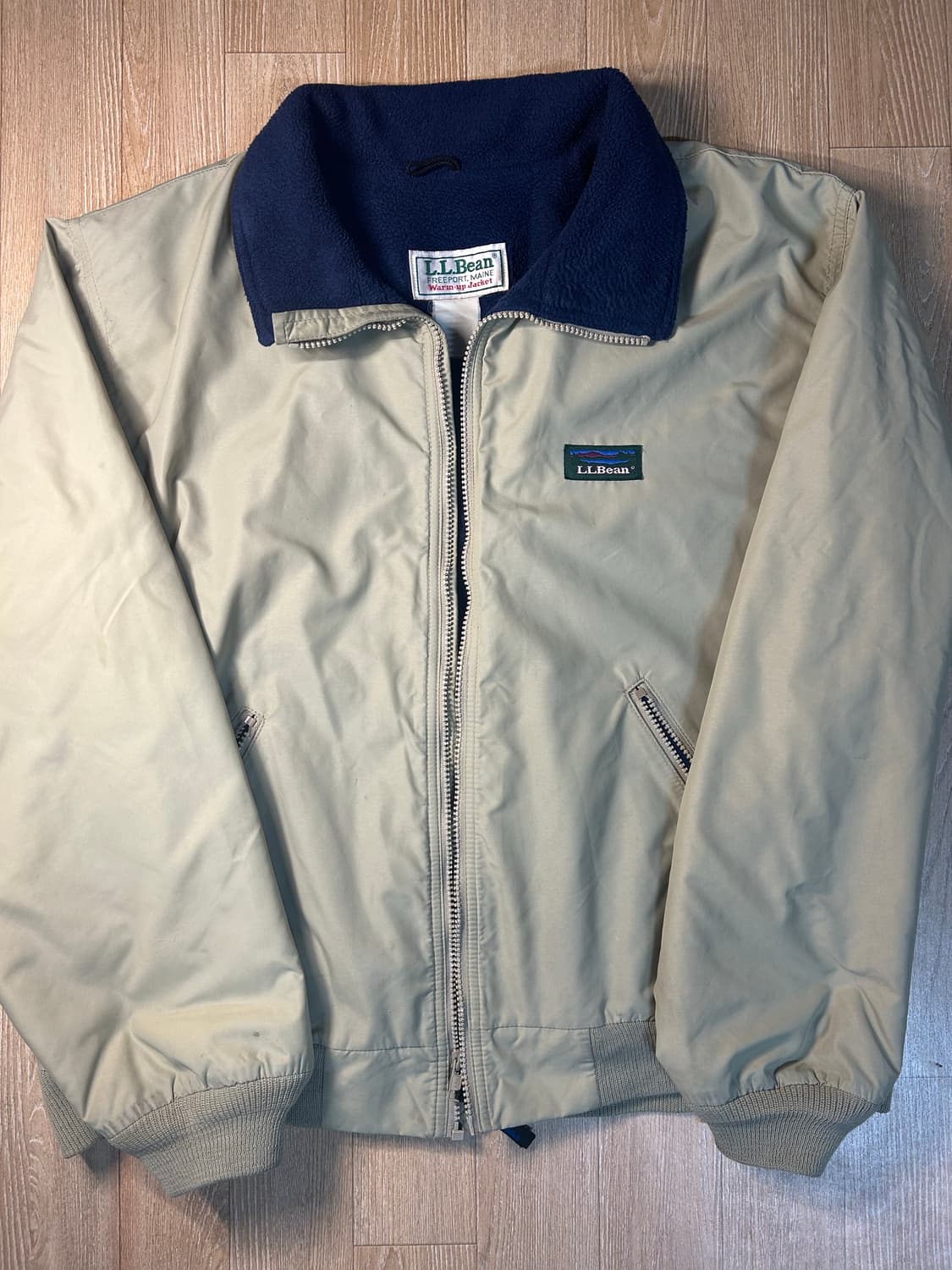 L.L.Bean 엘엘빈 90s USA 빈티지 warm-up jacket 상품이미지1