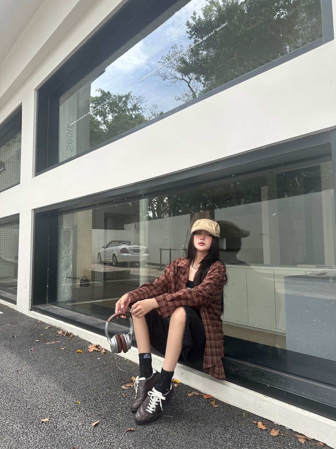 레트로 천연가죽  캐쥬얼화 (2color) 상품이미지5