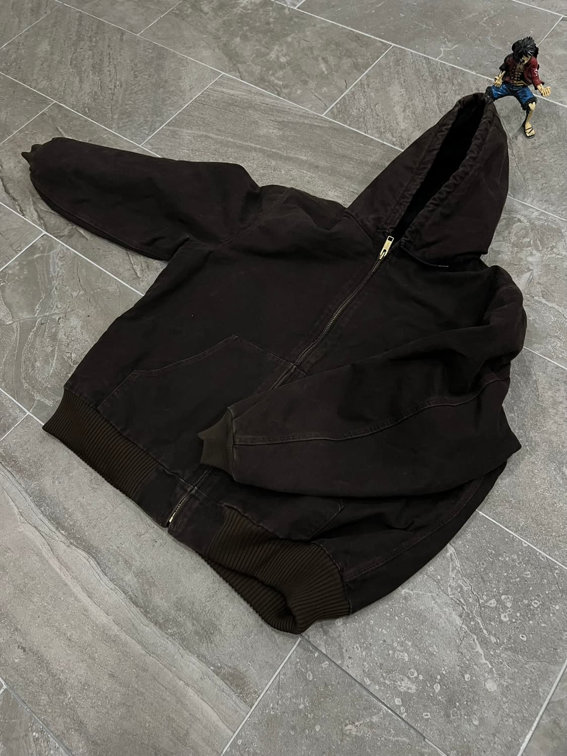 (XL) 칼하트 덕 액티브 후드자켓 J130 DKB 다크브라운 상품이미지8