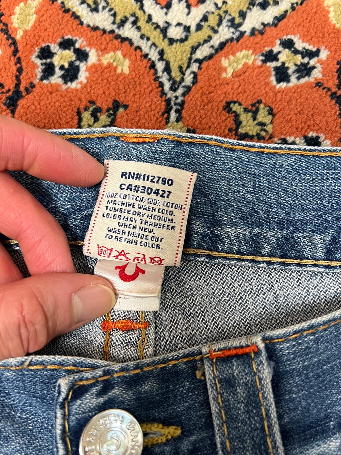 [33] 트루릴리전 빈티지 조이 부츠컷 데님팬츠 상품이미지2