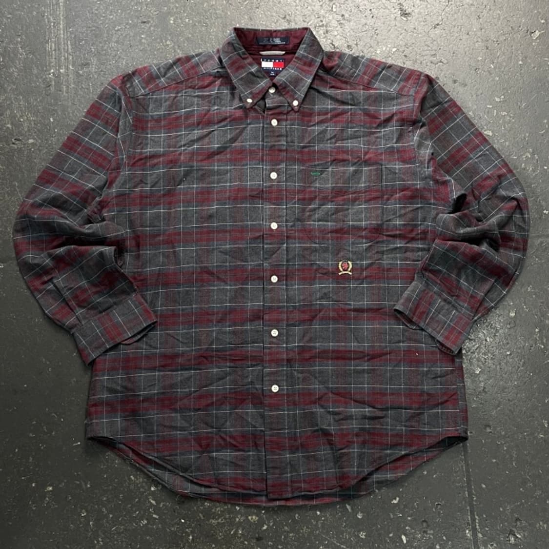 100 타미힐피거 월계수 체크 셔츠  상품이미지1