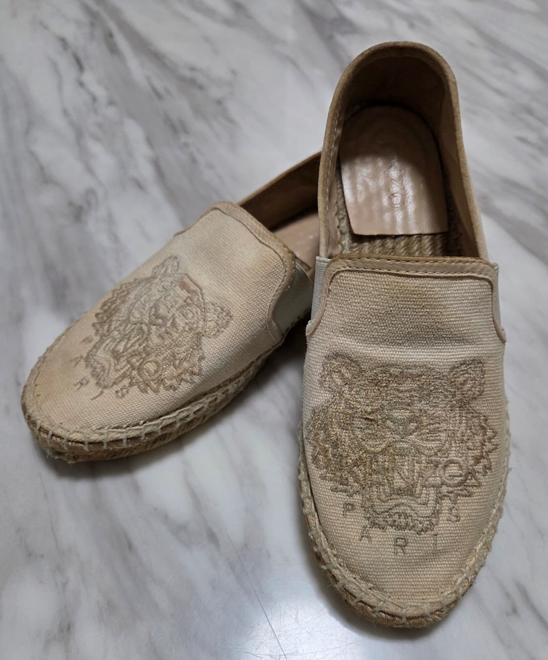 겐조 타이거 자수 캔버스 에스빠드류 상품이미지1