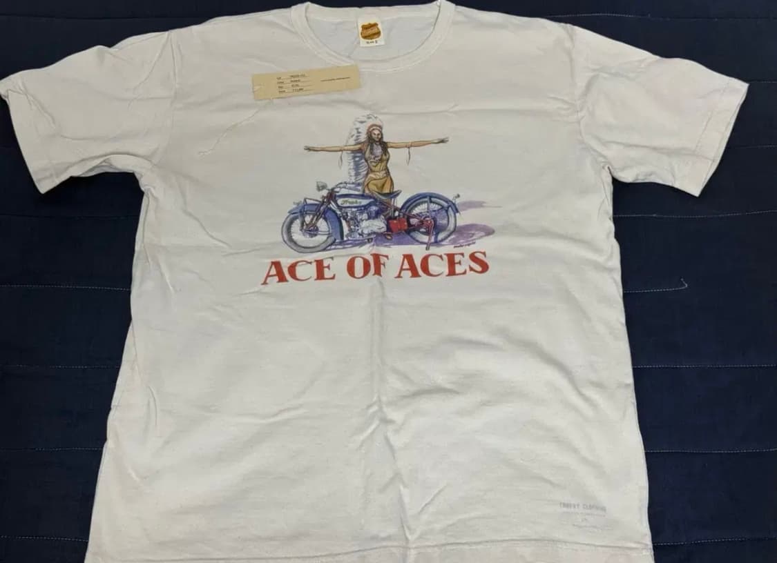 (42,XL)트로피클로딩 Ace of Aces 프린팅 반팔티 상품이미지1