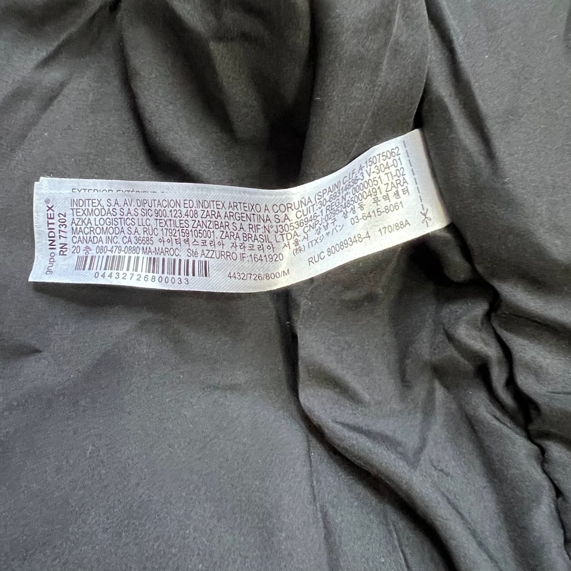 M) ZARA 자라 퀼팅 패딩 자켓 점퍼 상품이미지7