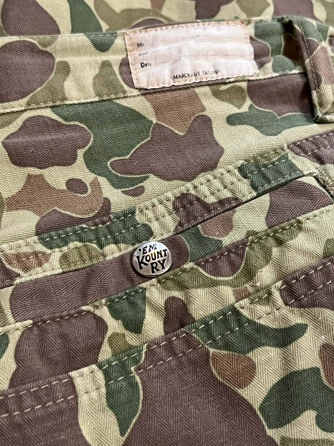 캐피탈 덕카모 포트 배기 팬츠 3사이즈 상품이미지6