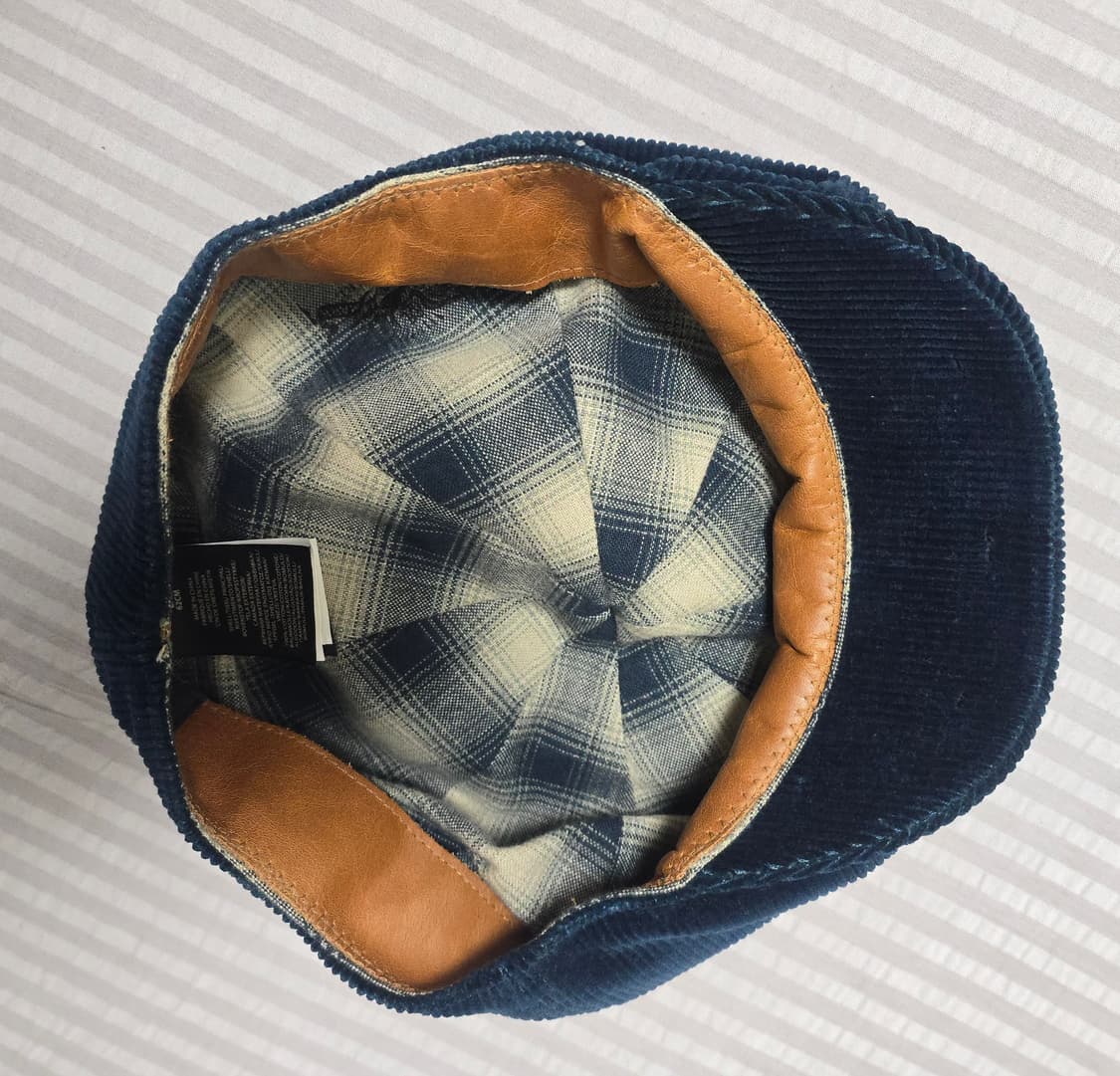 RRL(Double RL)의 인디고 코듀로이 뉴스보이 캡 상품이미지2