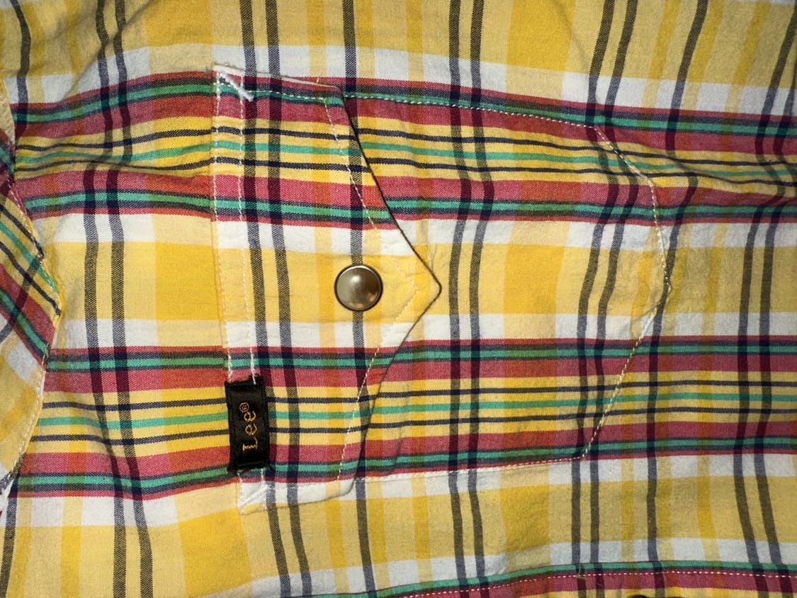 Lee 반팔 체크셔츠 상품이미지3