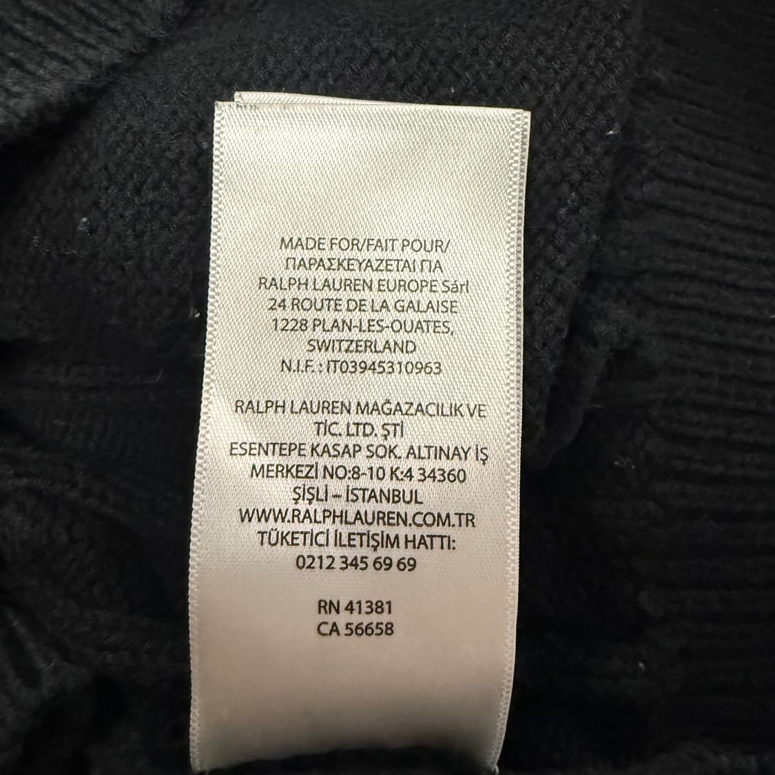 폴로 랄프로렌 블랙 니트 가디건 상품이미지7