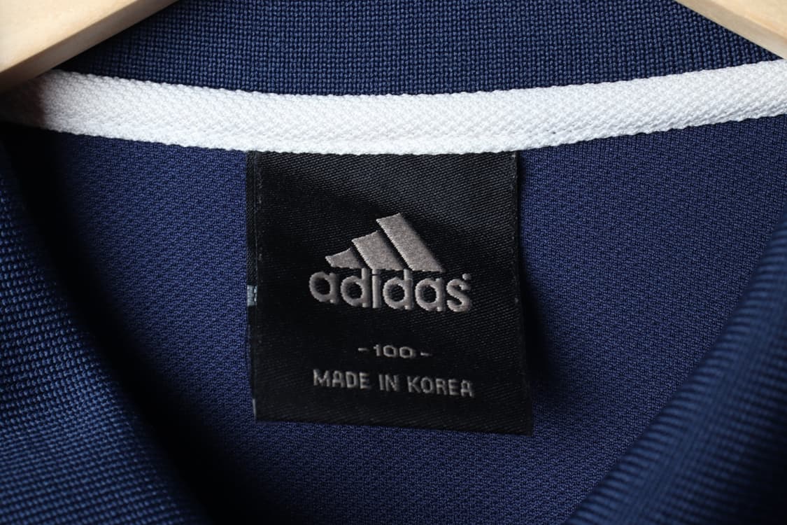 (L-XL) 아디다스 카라 긴팔티셔츠 기능성 스몰로고 네이비-H33044 상품이미지6