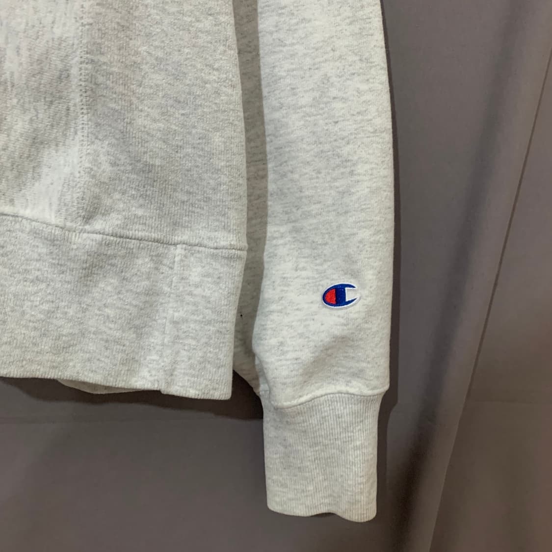 XL 챔피온 리버스위브 블루택 멜란지 기모 후드티 상품이미지4