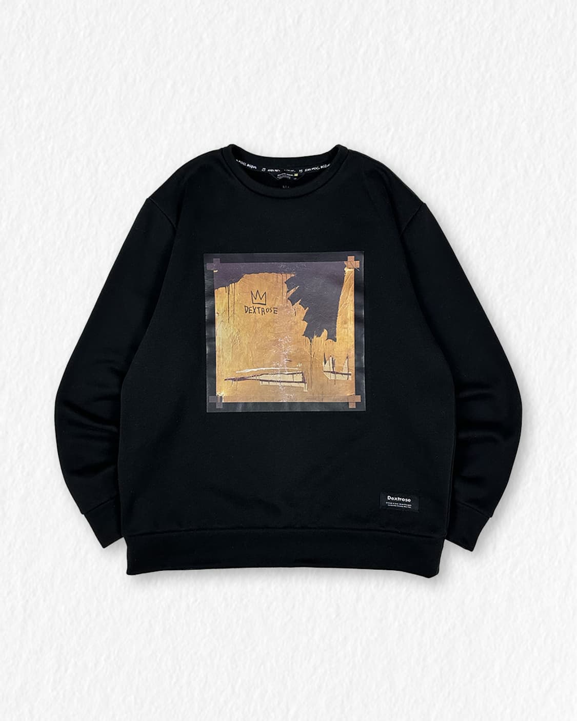 장미쉘바스키아 프린팅 맨투맨 상품이미지1