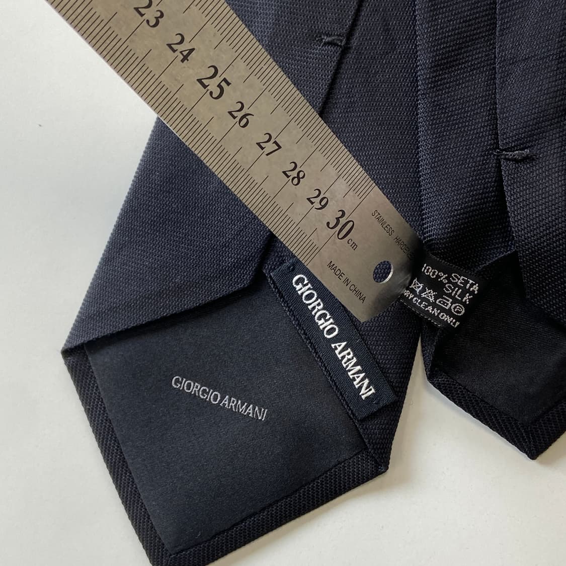 조르지오 알마니 명품 정품 블랙넥타이(ARMANI) 상품이미지6