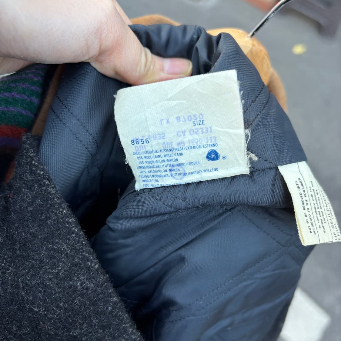 Woolrich 90s 울리치 울 블랭킷 코트 자켓 상품이미지5