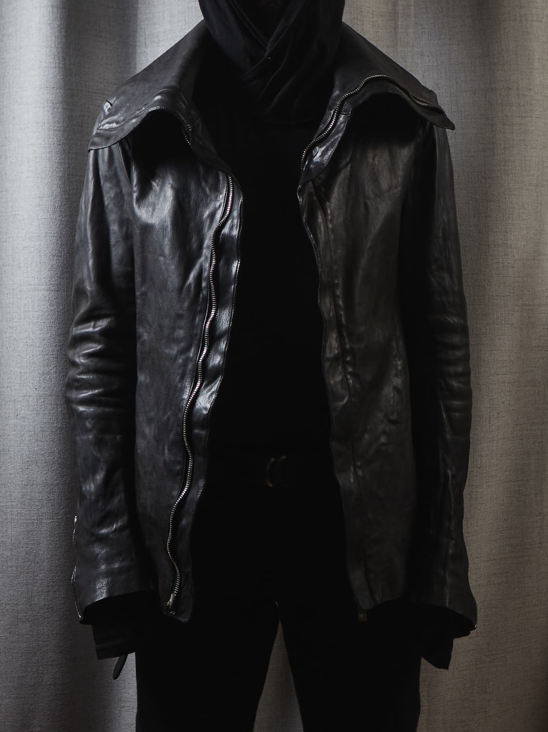 Incarnation 롱 하이넥 가죽자켓 상품이미지8