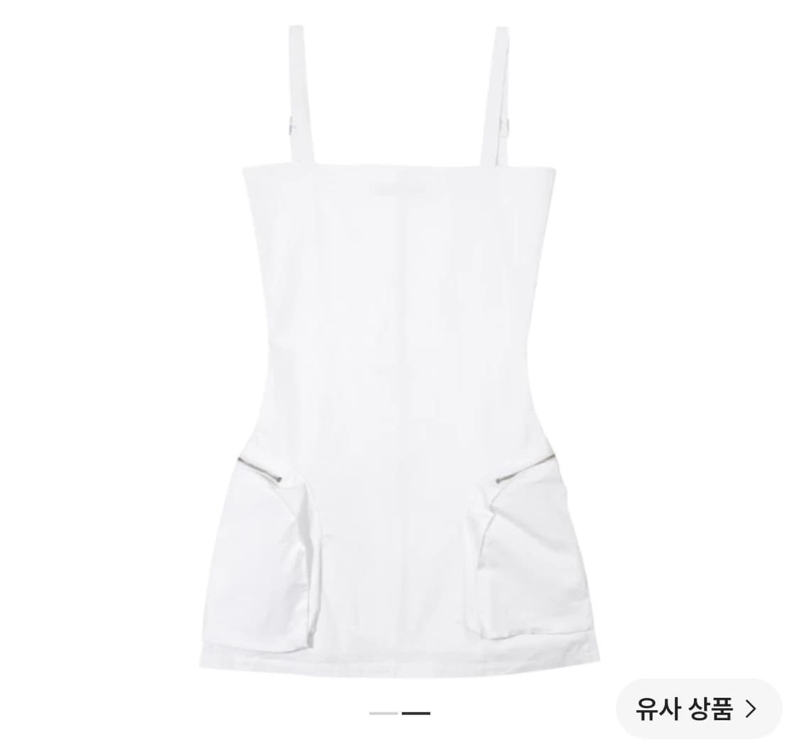 보헤미안서울 바이커 원피스 화이트 S 상품이미지2