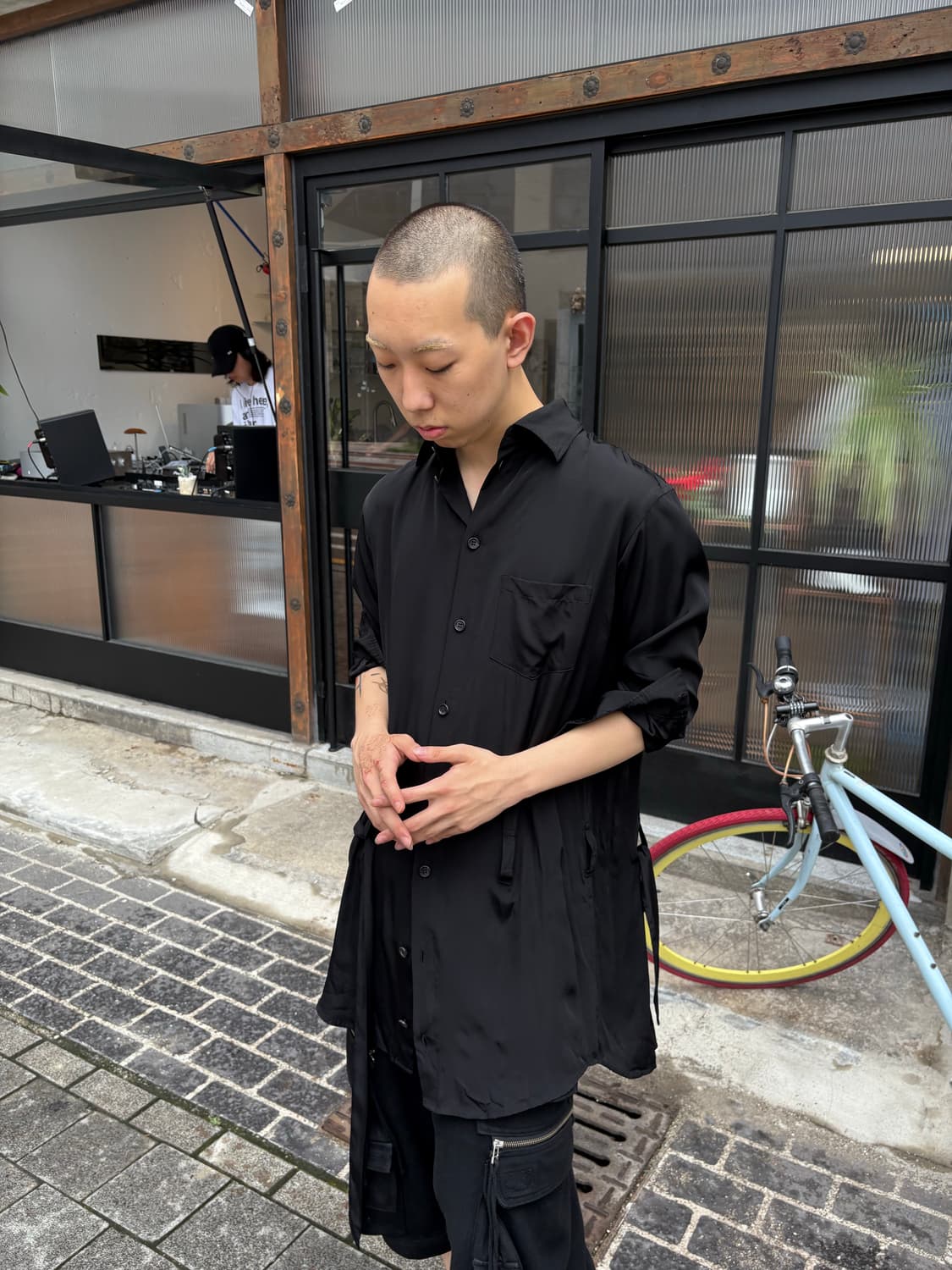 YOHJI YAMAMOTO NOIR Black Strap Onepiece 상품이미지5