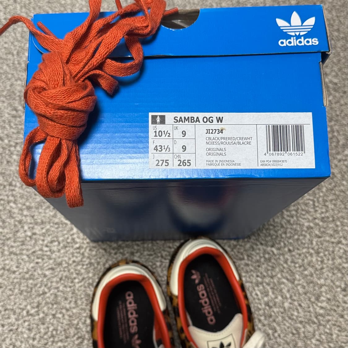 [W275] 아디다스 삼바 OG 레오파드 호피 송치 상품이미지8