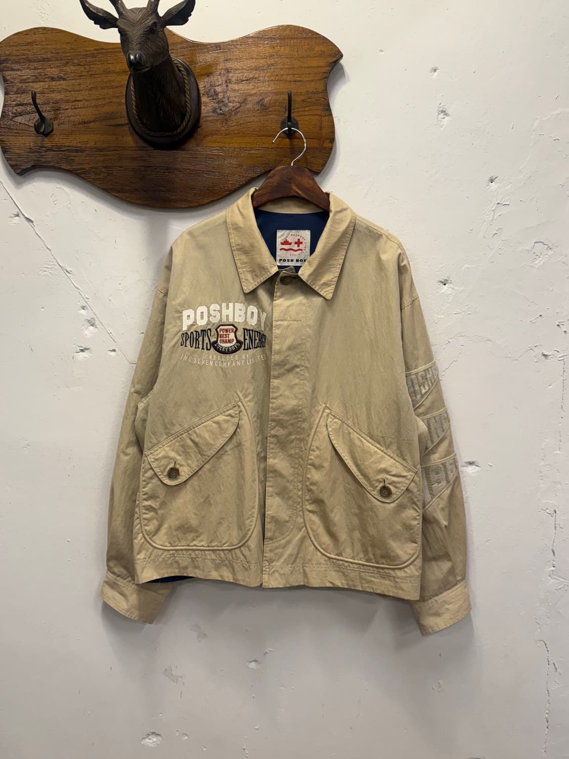 L) POSHBOY Cotton-Nylon Sports Jacket 상품이미지1