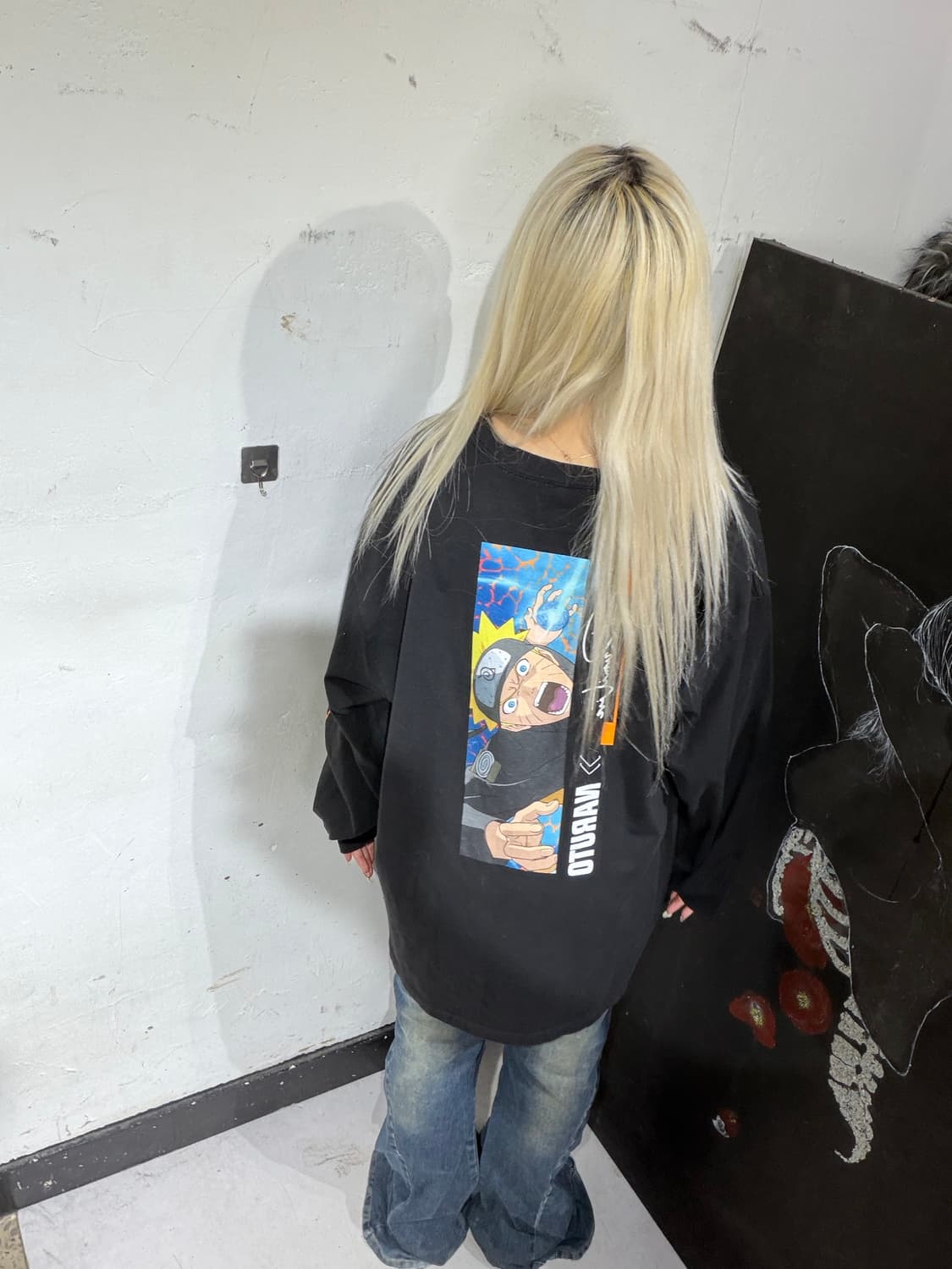 00s 나루토 오피셜 애니 롱슬리브 긴팔티 XL 상품이미지5