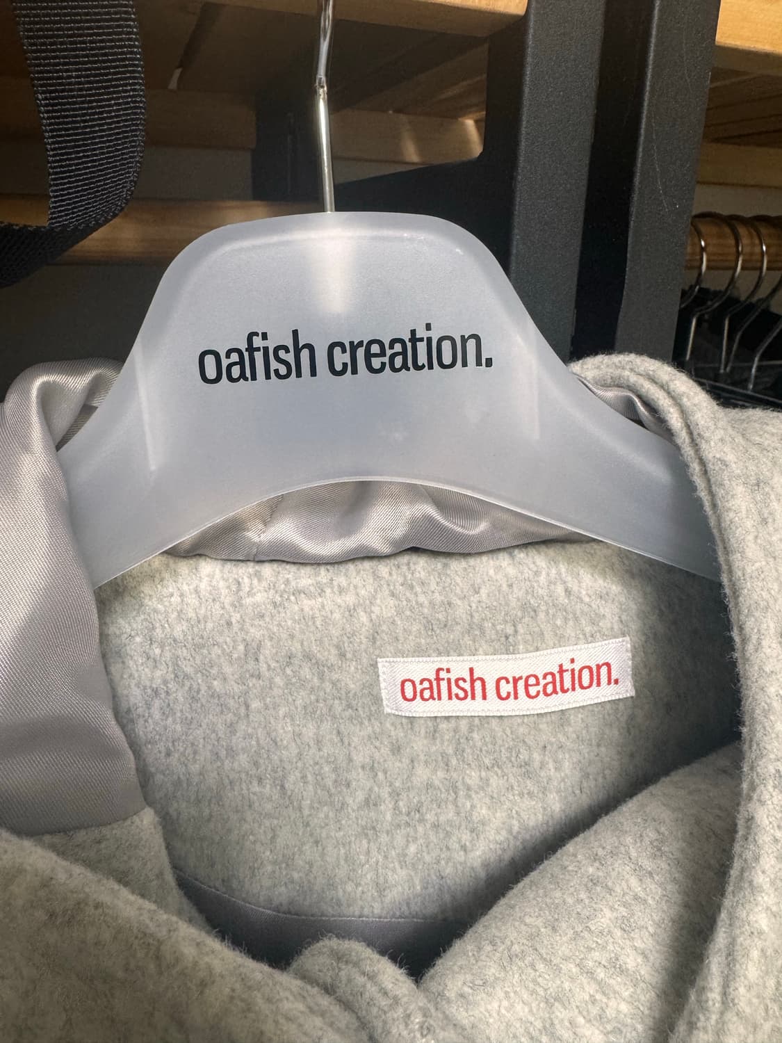 RICH WOOL HALF COAT / gray 상품이미지3