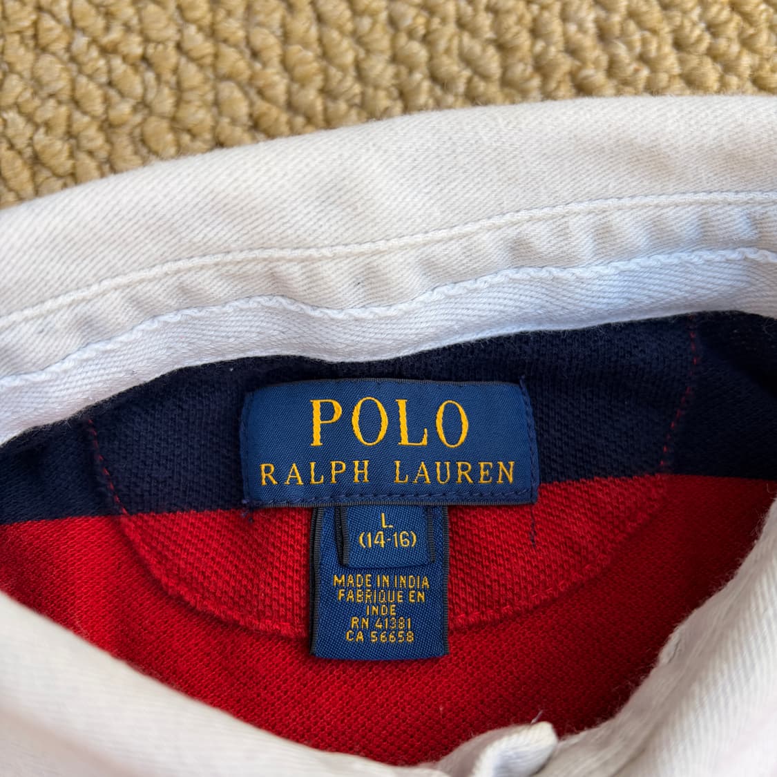 폴로 랄프로렌 블루 빅포니 럭비 PK카라 롱슬리브 상품이미지4