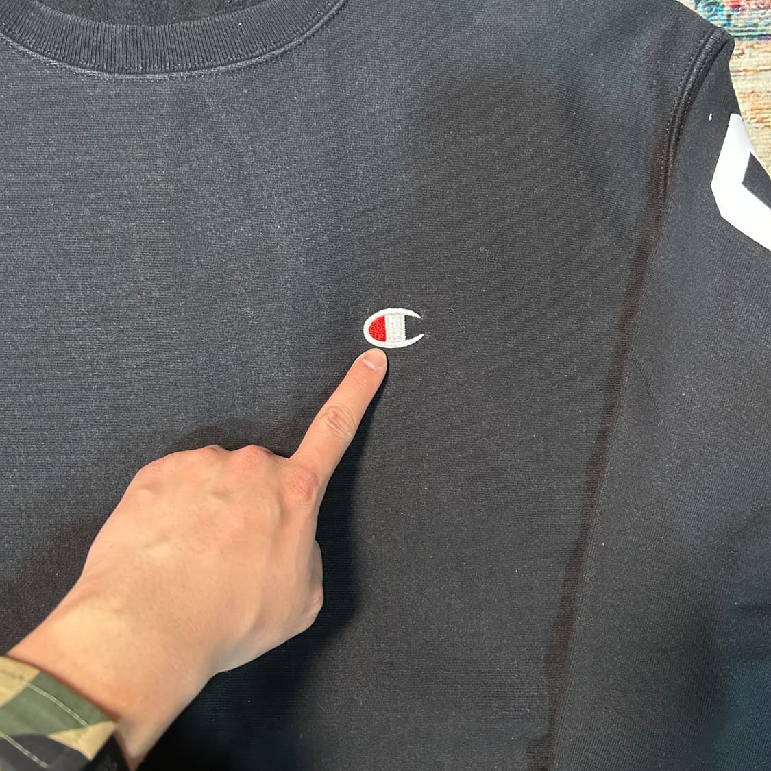 [2XL] 챔피온 리버스위브 백로고 스웻셔츠 상품이미지3