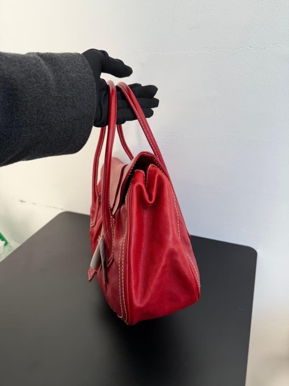 셀린느 빈티지 버클레더 숄더백 상품이미지4