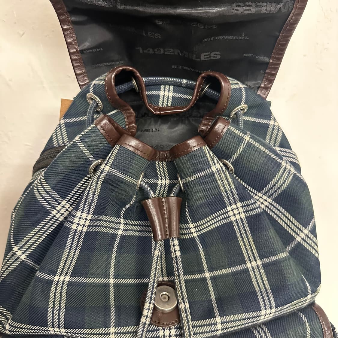 1492마일즈 플레이드 미니 럭색 상품이미지7