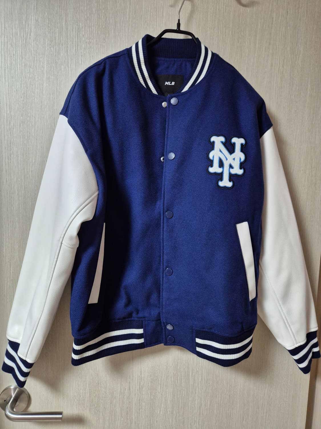 (23년) MLB  엠엘비  네이비 스타디움 자켓 야구점퍼 100 상품이미지1