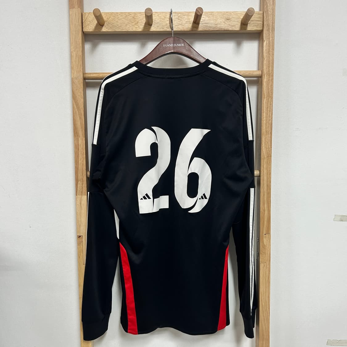 아디다스 긴팔 축구 저지 블랙 상품이미지5