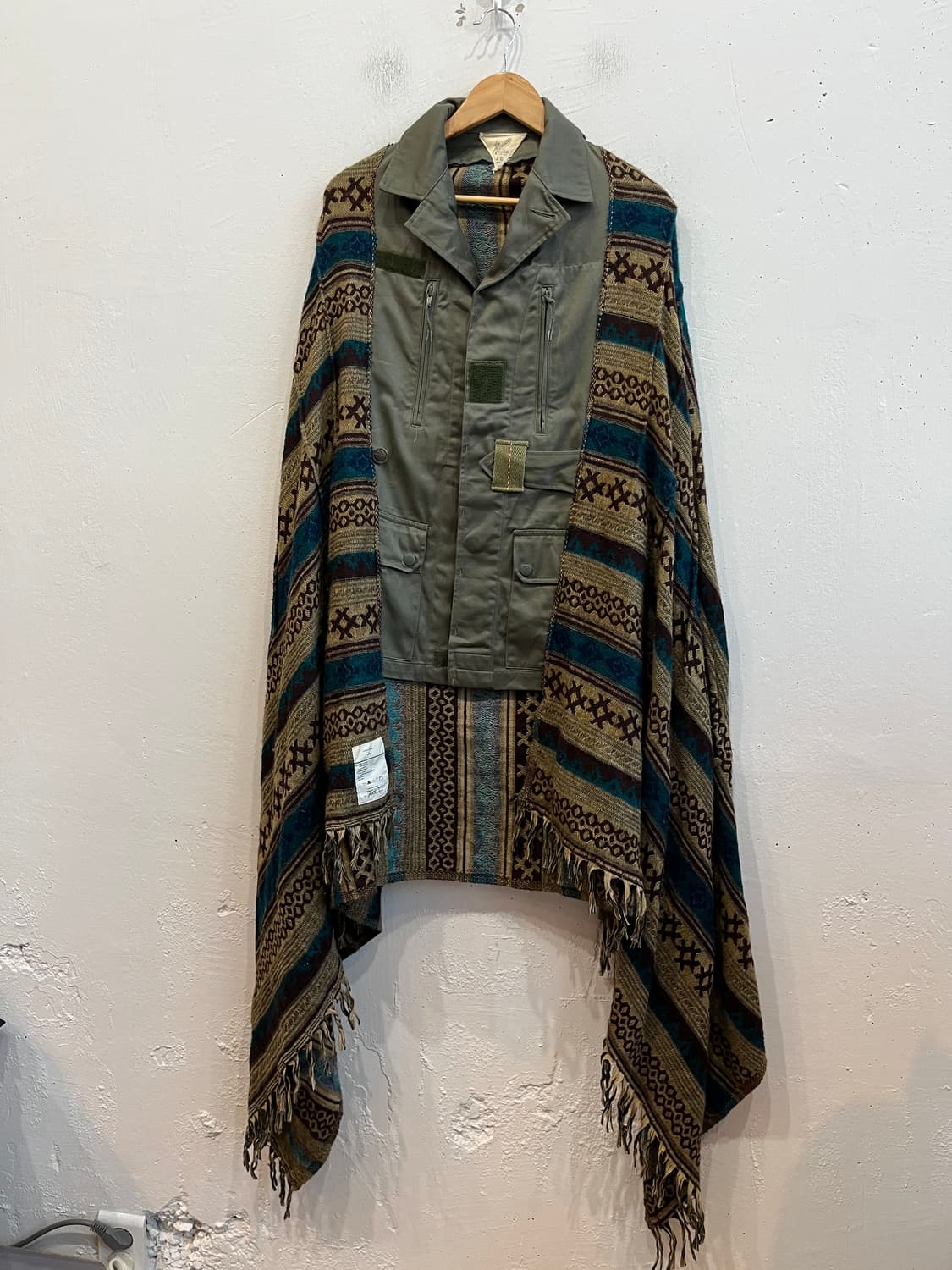 romar quee 밀리터리 에스닉 케이프 Made in JAPAN  상품이미지1