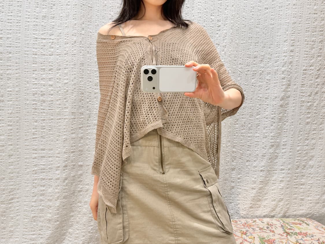summer net cape cardigan 상품이미지5
