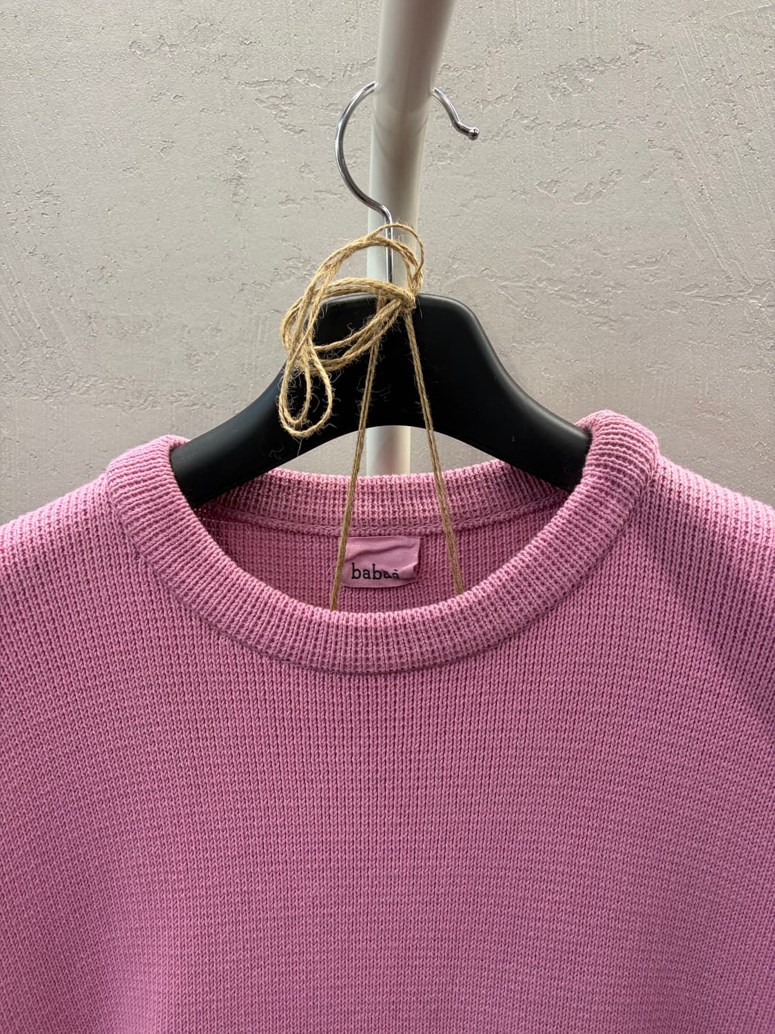Babaa 핑크 니트 상하의 세트 상품이미지3