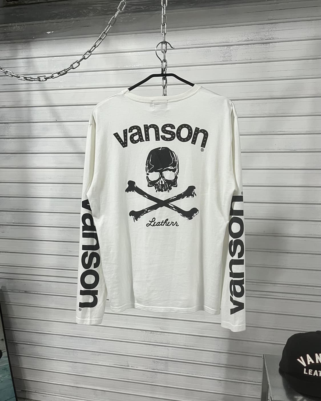 Vanson Leathers skull cubic long slv 상품이미지3