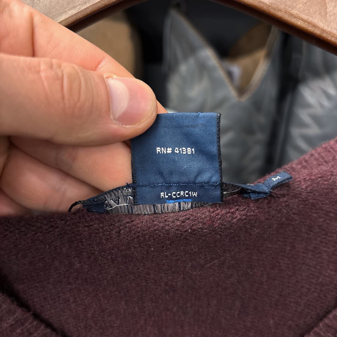 랄프로렌 브이넥 메리노울 앙고라 혼방 울 스웨터 래빗헤어 N317 상품이미지6