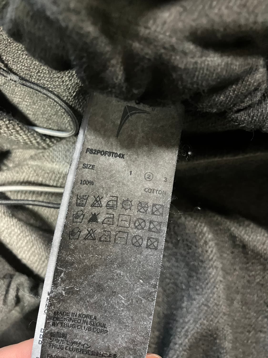 thug club X fila 후드 상품이미지2