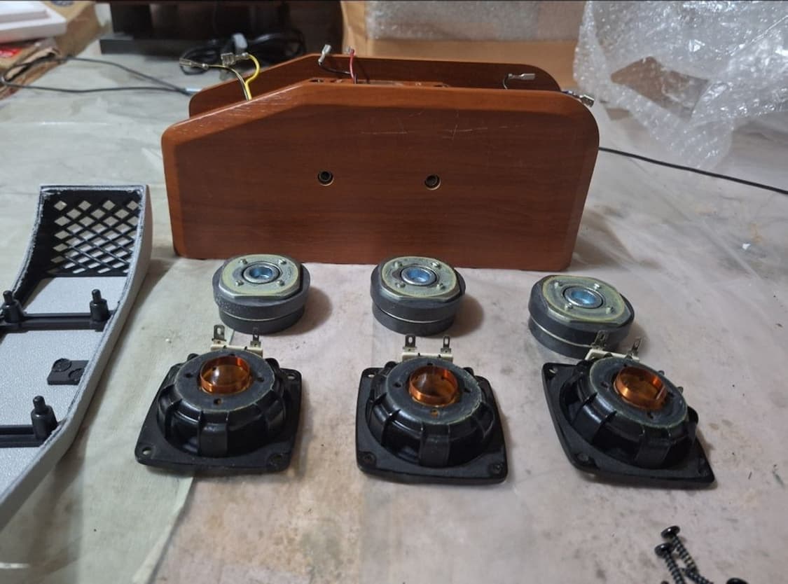 오버홀/무료배송/야마하 빈티지 니어필드 위성 스피커 1조 NX-S30 상품이미지9