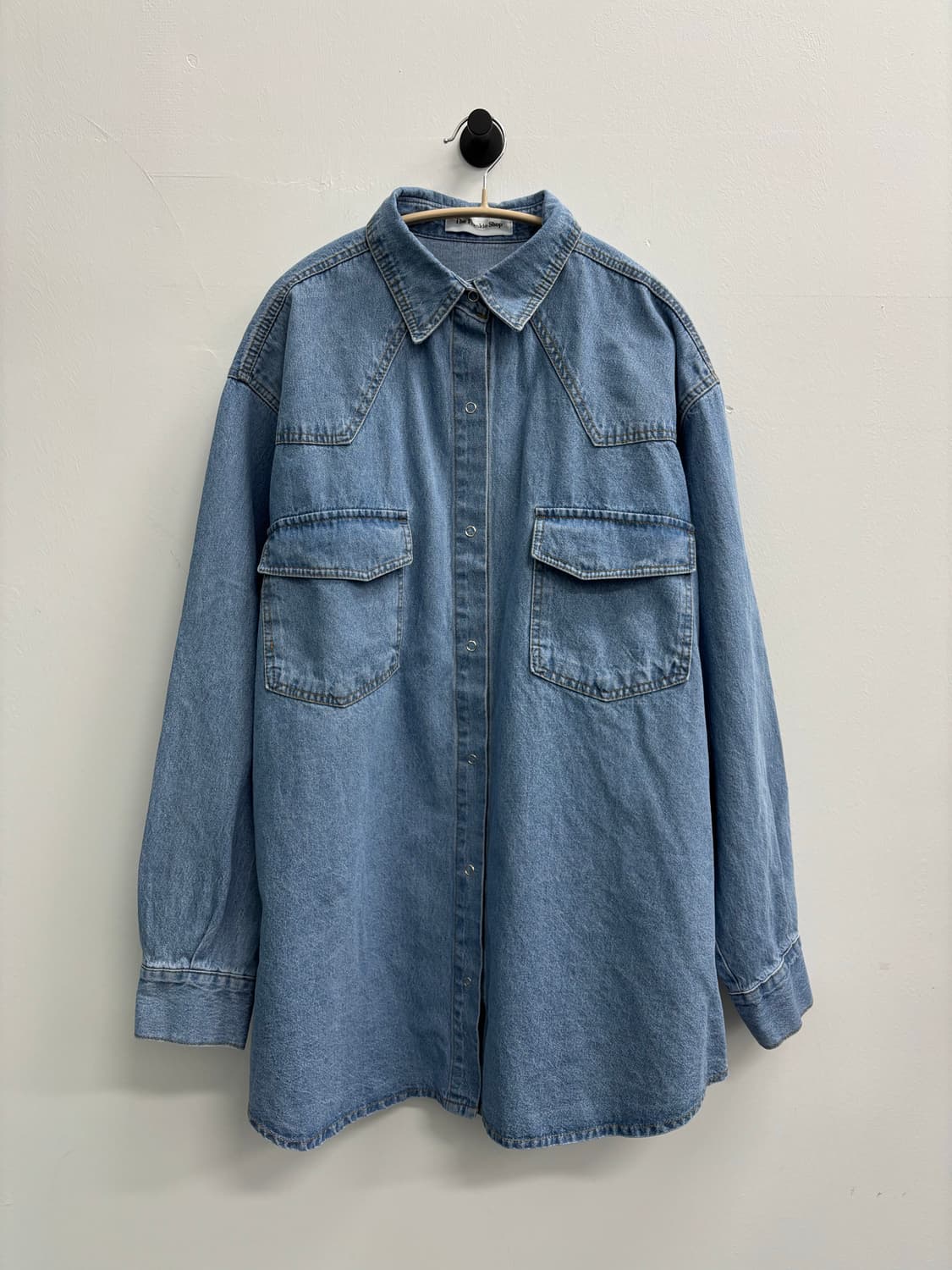 [새상품] 더 프랭키 샵 데님 셔츠 오버사이즈 상품이미지1