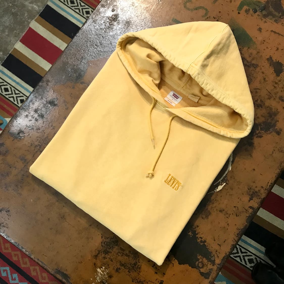 리바이스 인디 옐로 쭈리 후디 남성 110 사이즈 상품이미지1